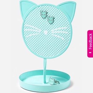 Justice Cat Mini Jewelry holder set